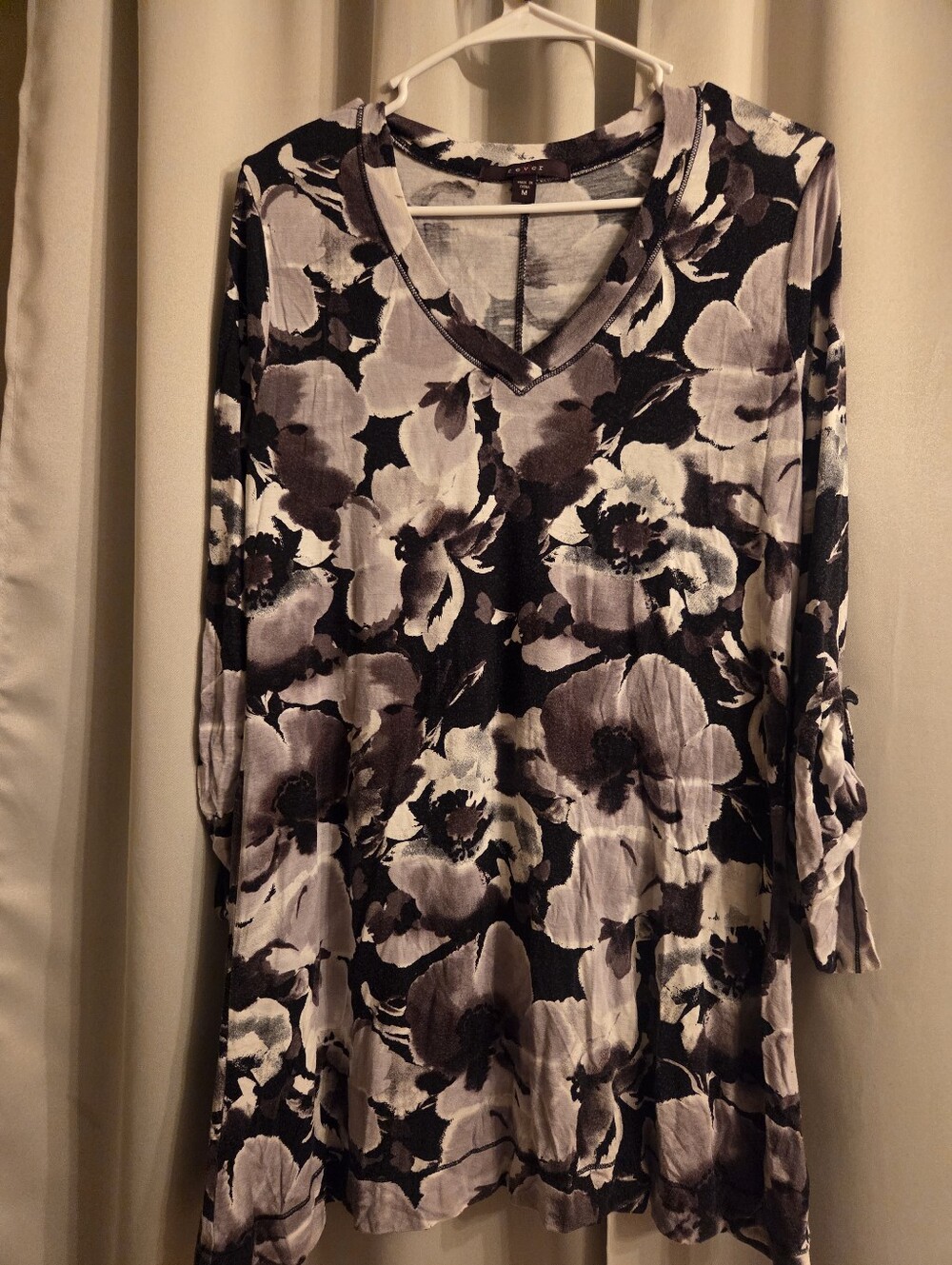 Fever Women's Floral Tunic Top, Size: M
